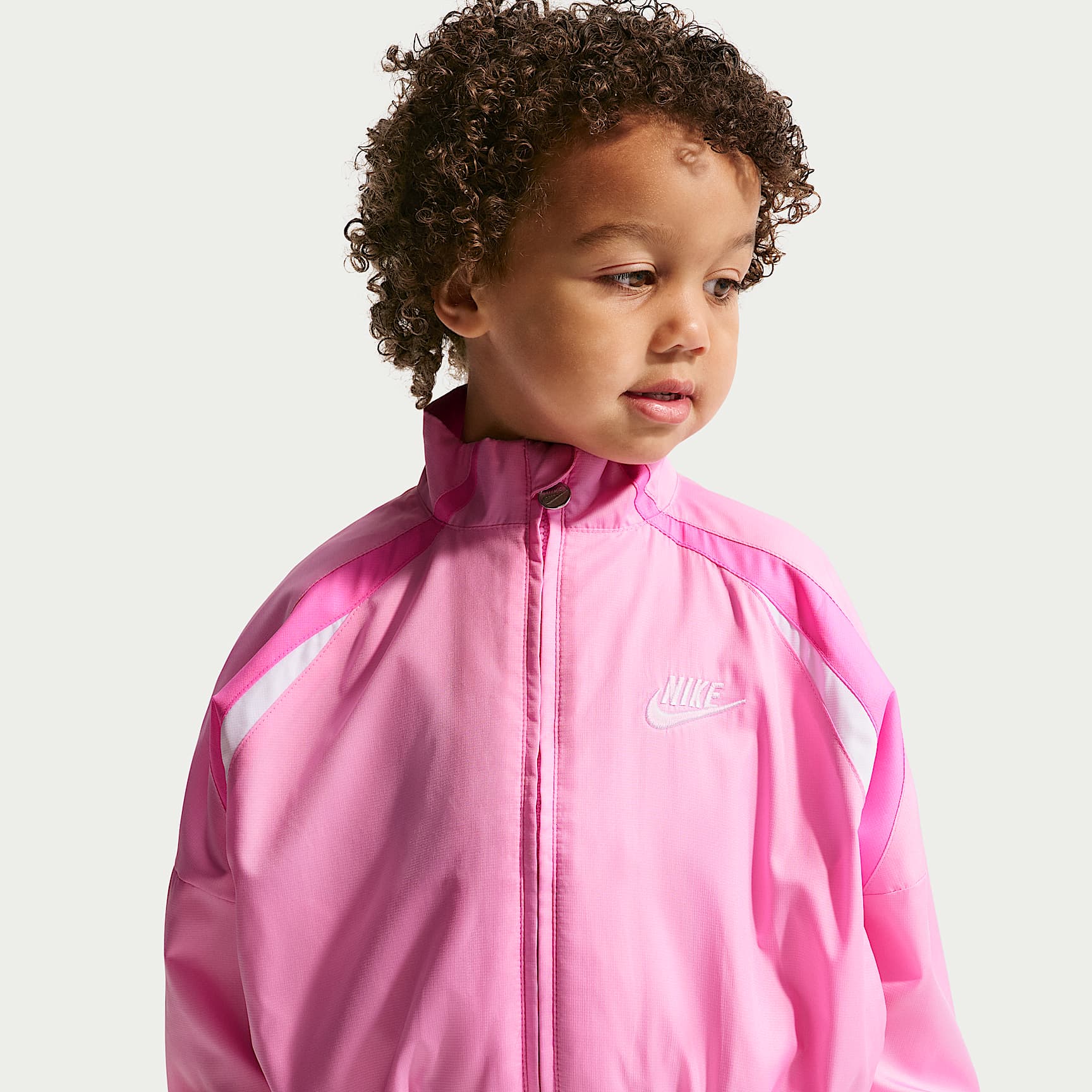 Nike Toddler Colorblocked Hoodless Jacket. Nike.com